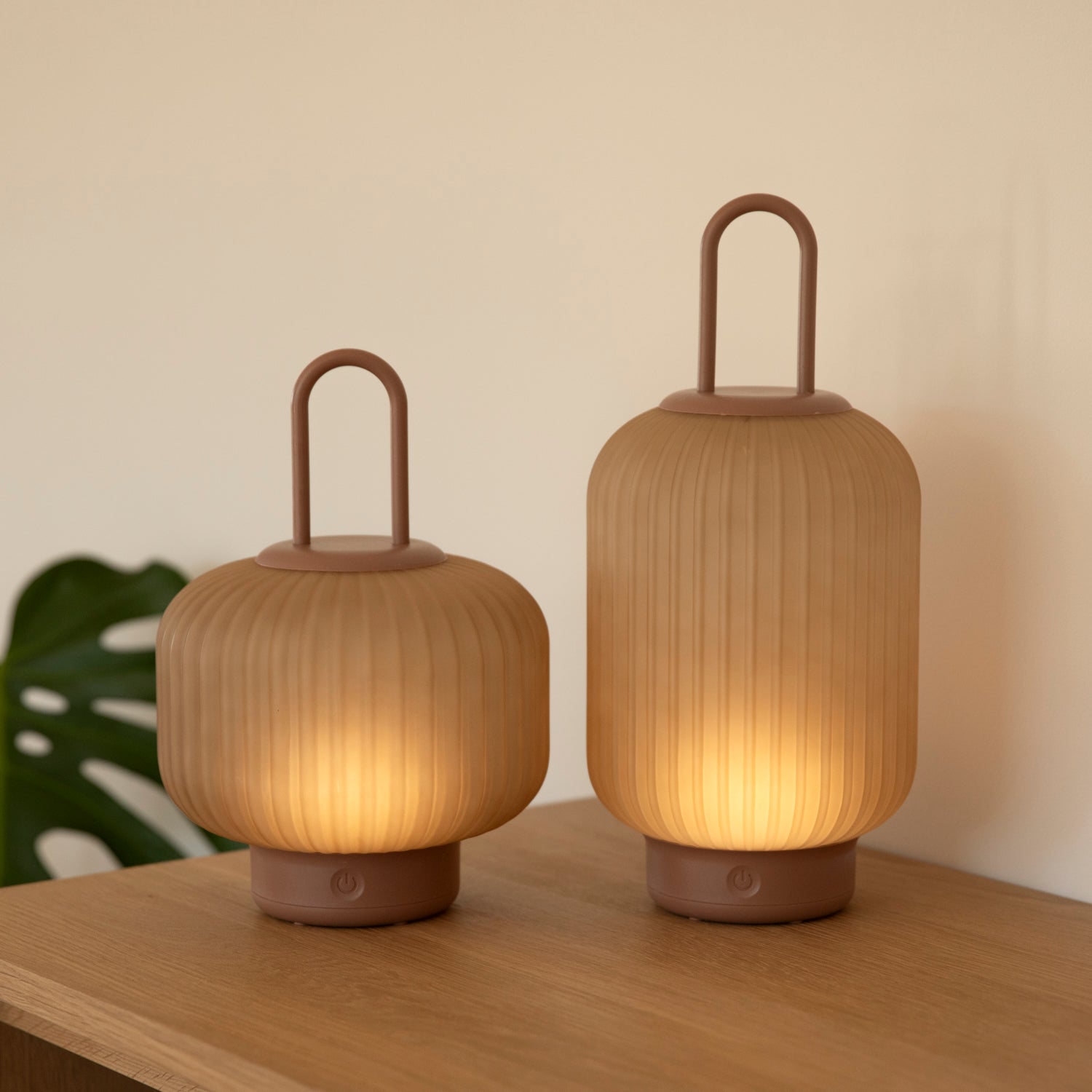 LED Laterne mit Glas outdoor - terra