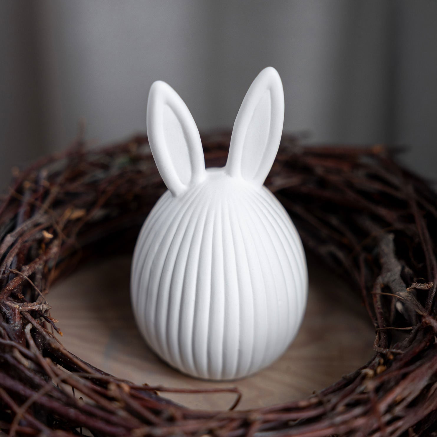 Osterdekoration Hase Meja - weiß