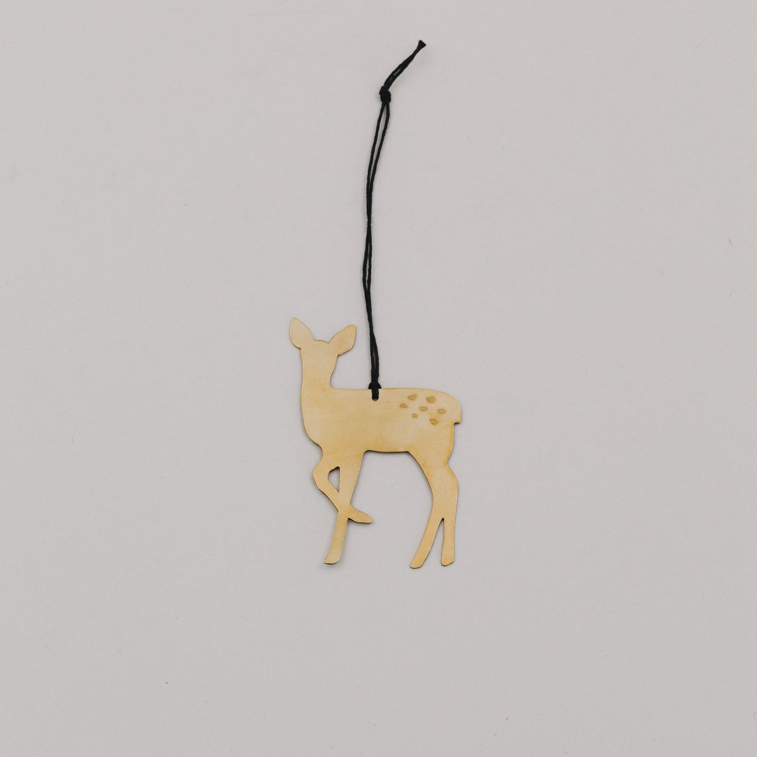 Metallanhänger Reh - gold