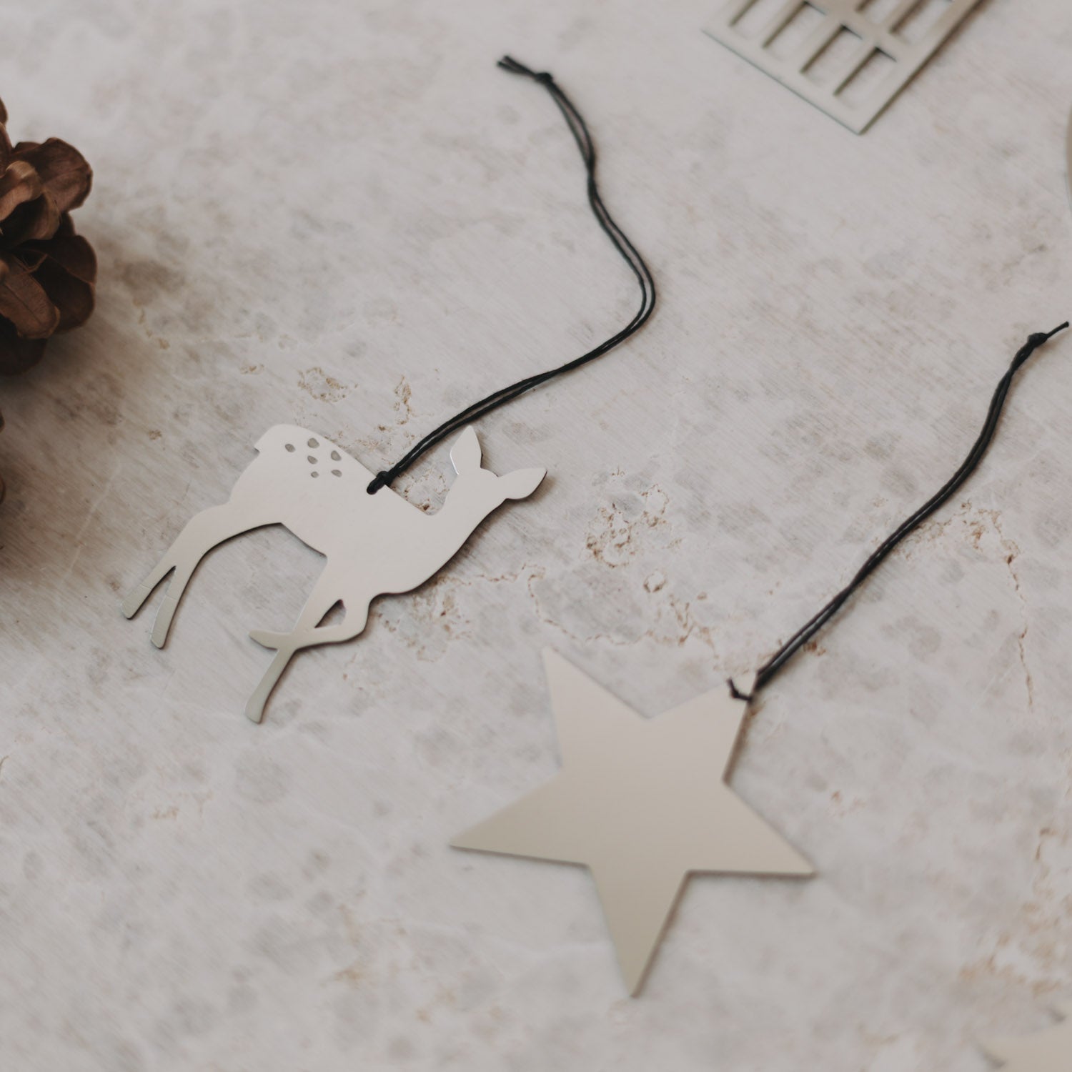 Metallanhänger Mix - silber