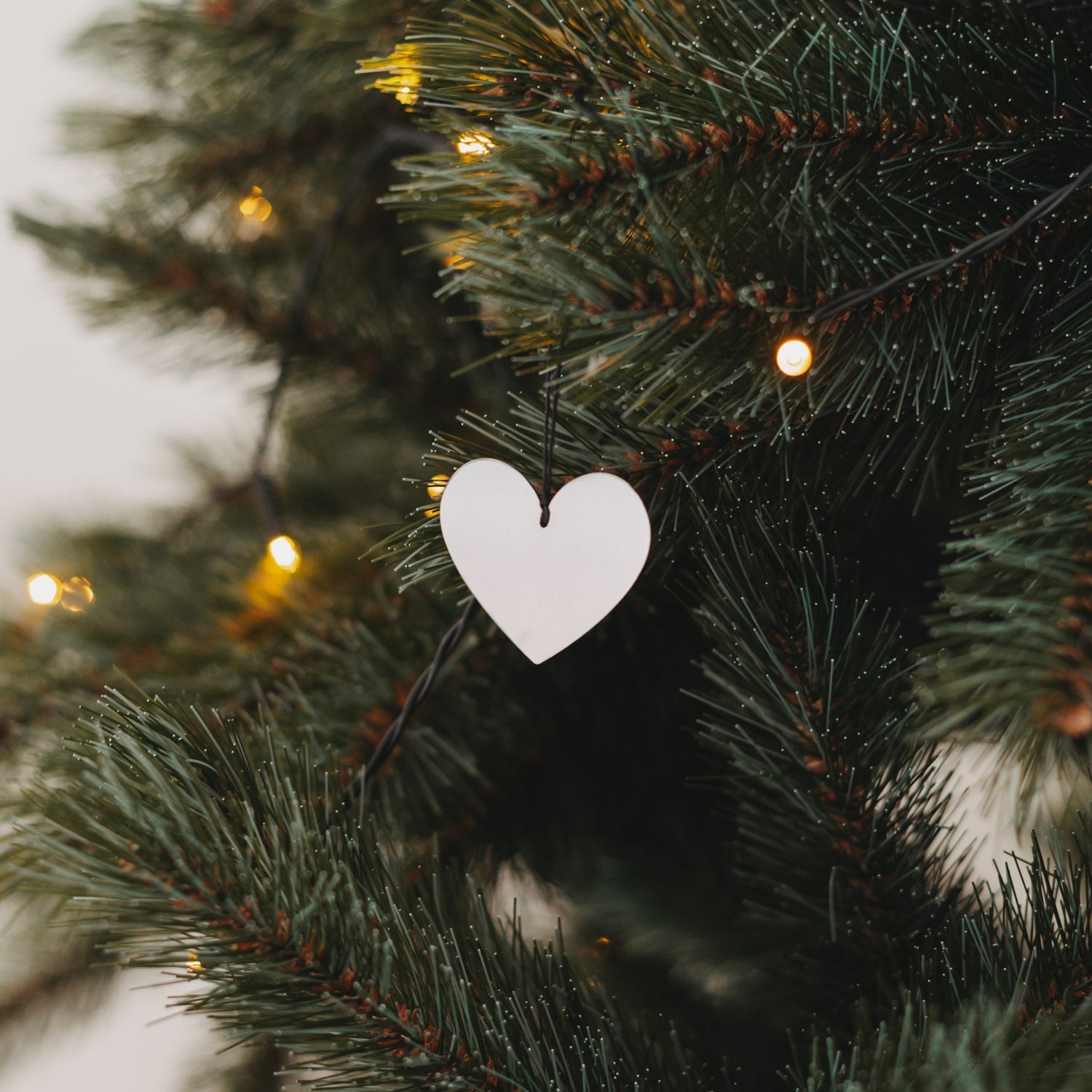 Metallanhänger Herz - silber