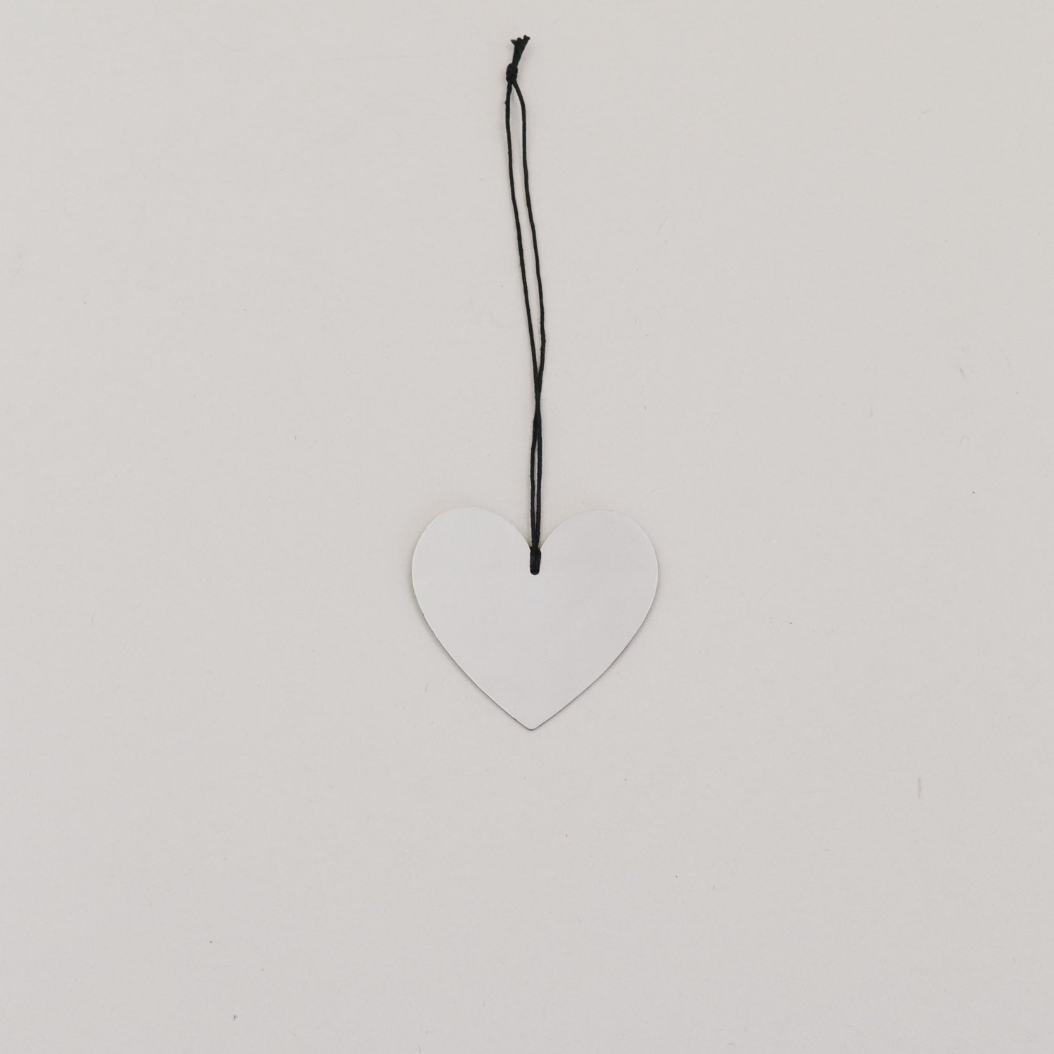 Metallanhänger Herz - silber