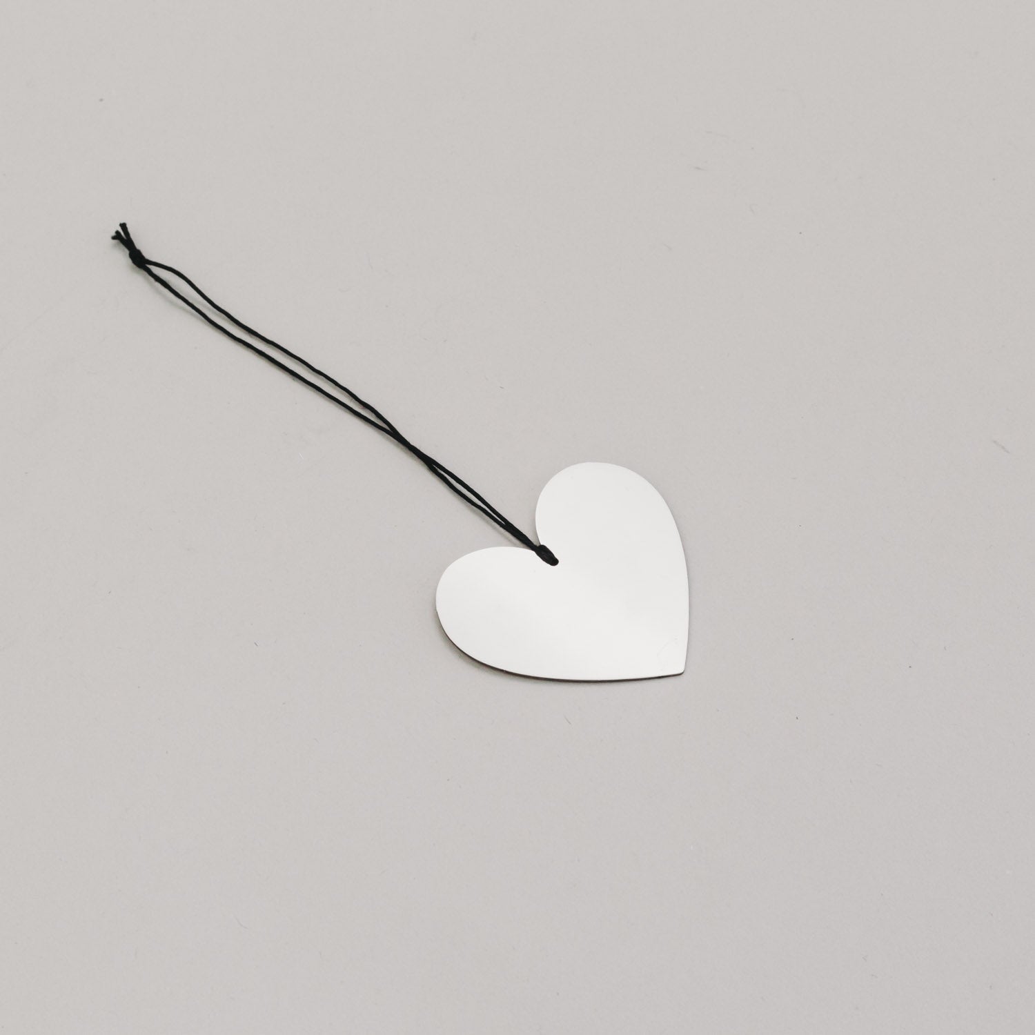 Metallanhänger Herz - silber