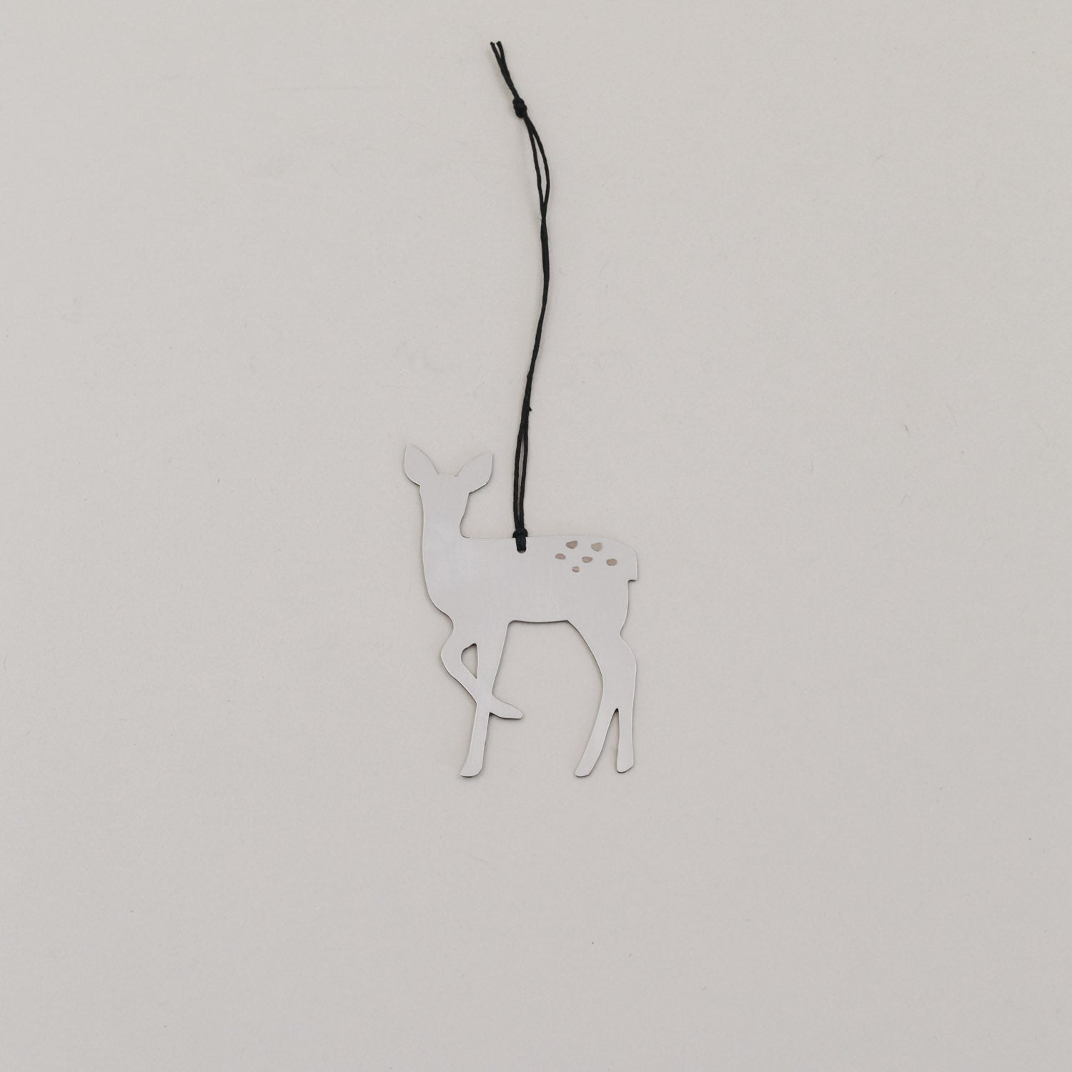 Metallanhänger Reh - silber