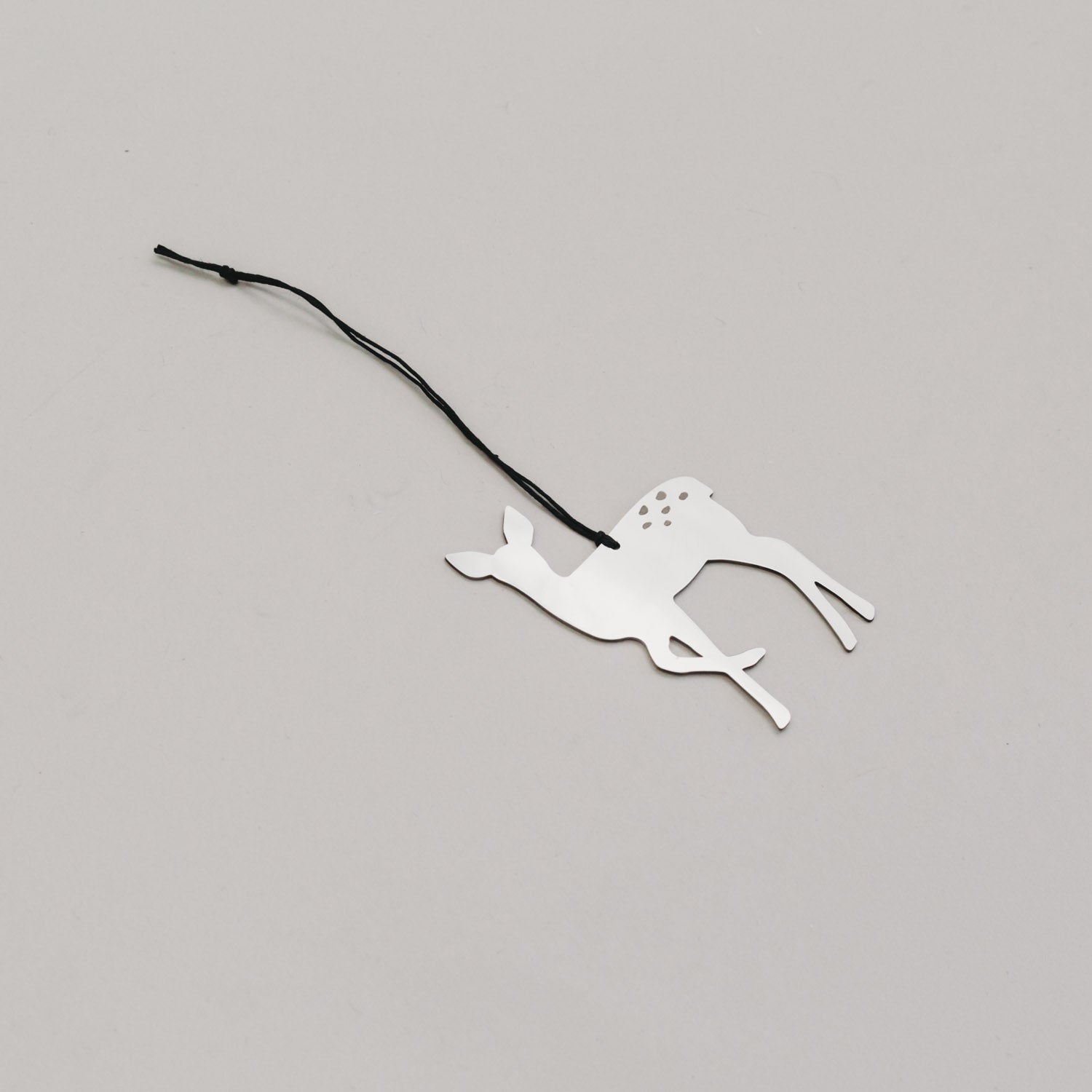 Metallanhänger Reh - silber