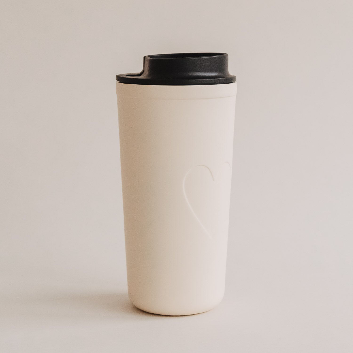 To go Becher Herz - creme
