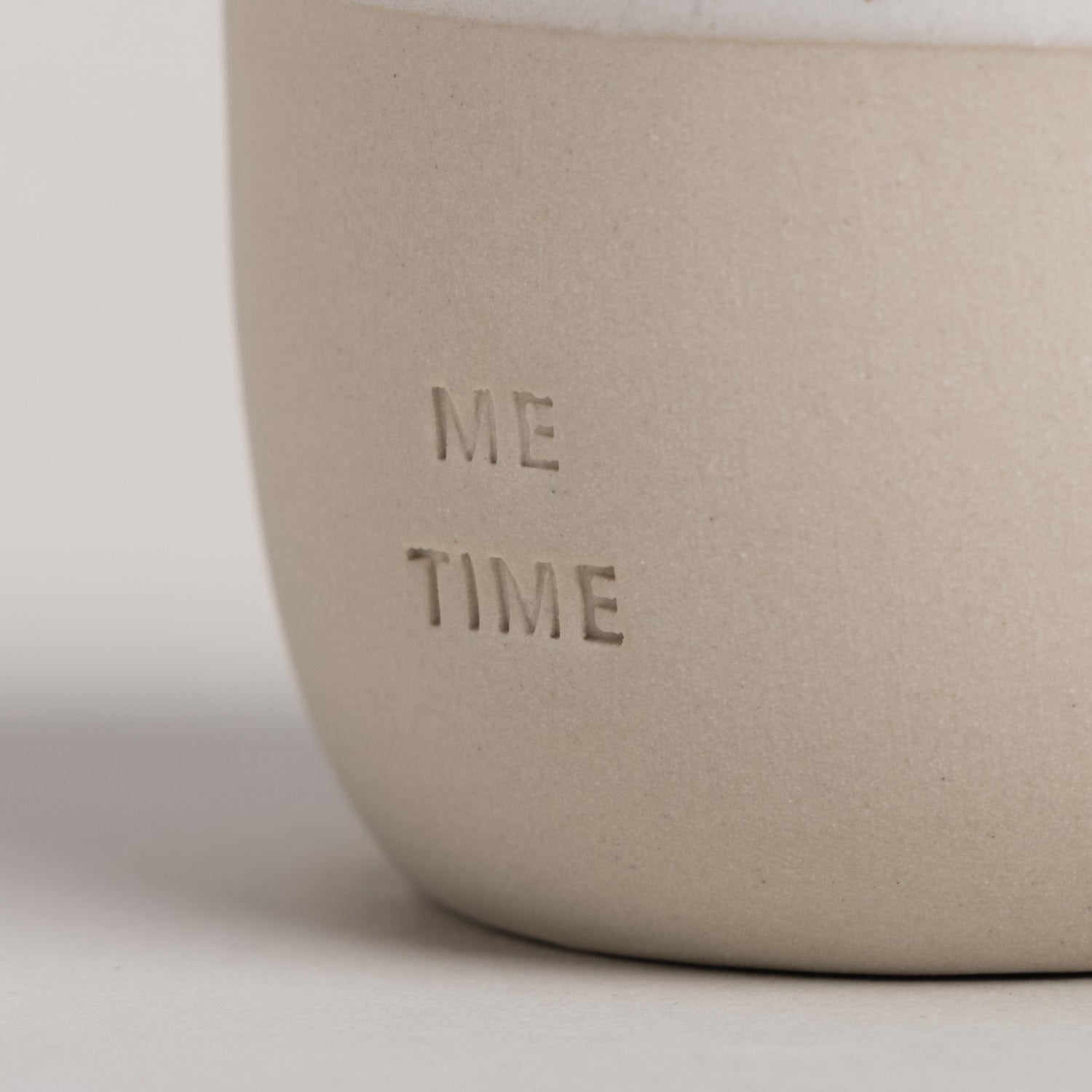 Kleine Cappuccino Tasse Me Time