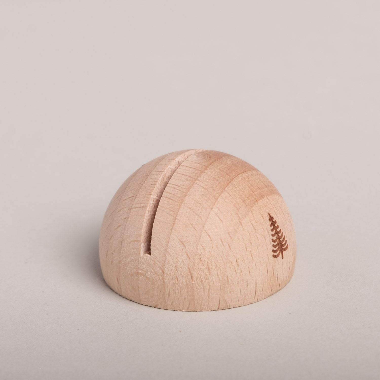 Halbrunder Kartenständer Tanne - natur