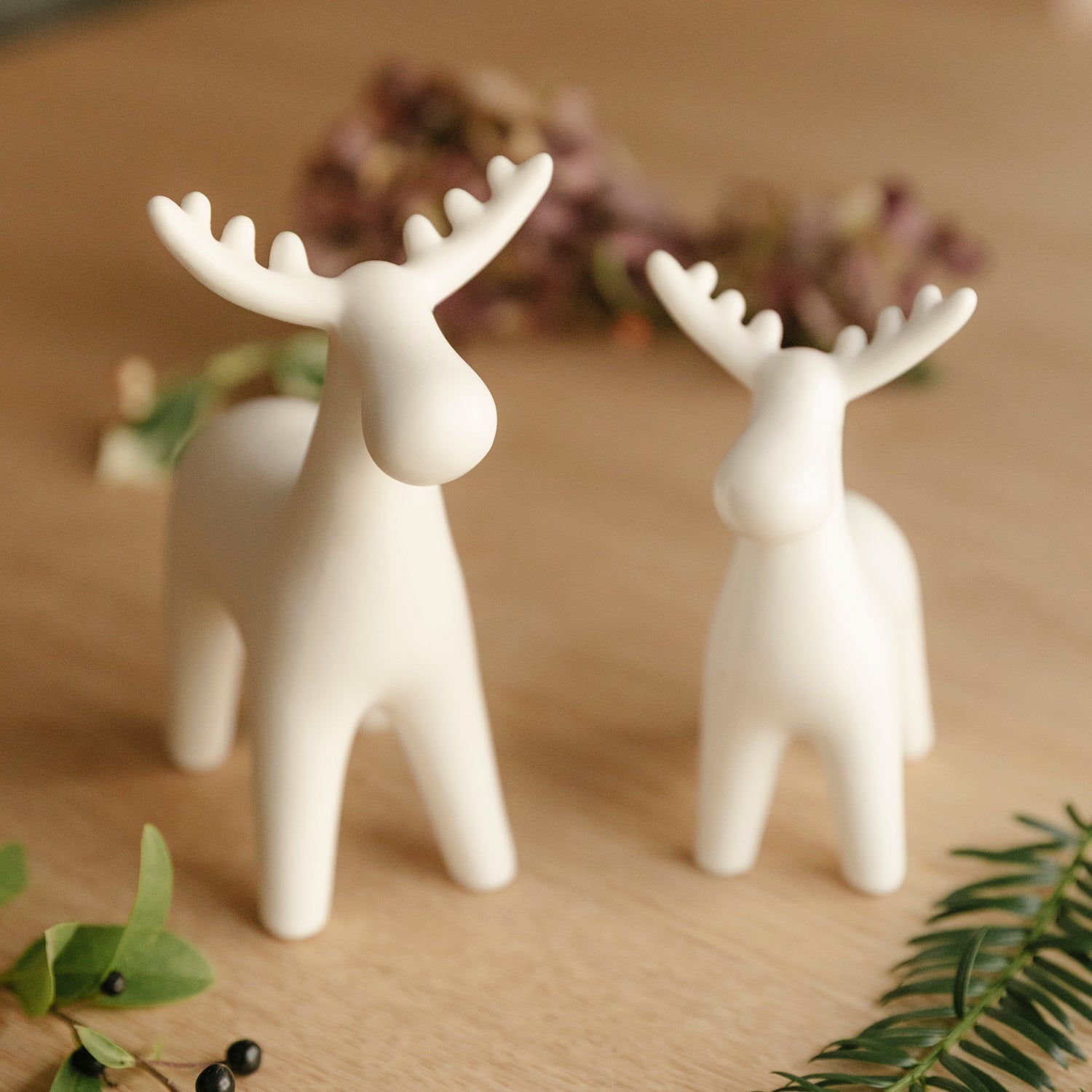 Rentier Ivor - weiß