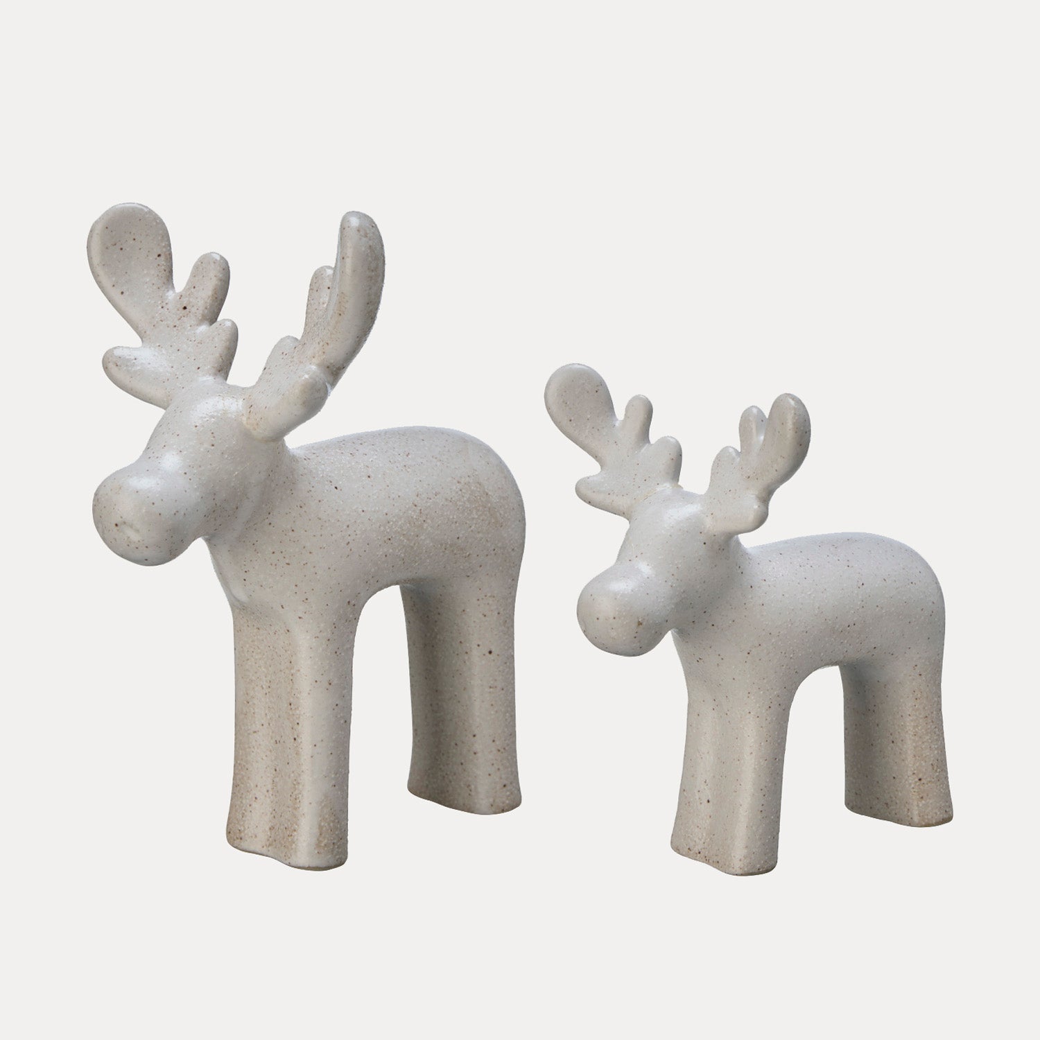 Dekofigur Rentier Malte - natur melange
