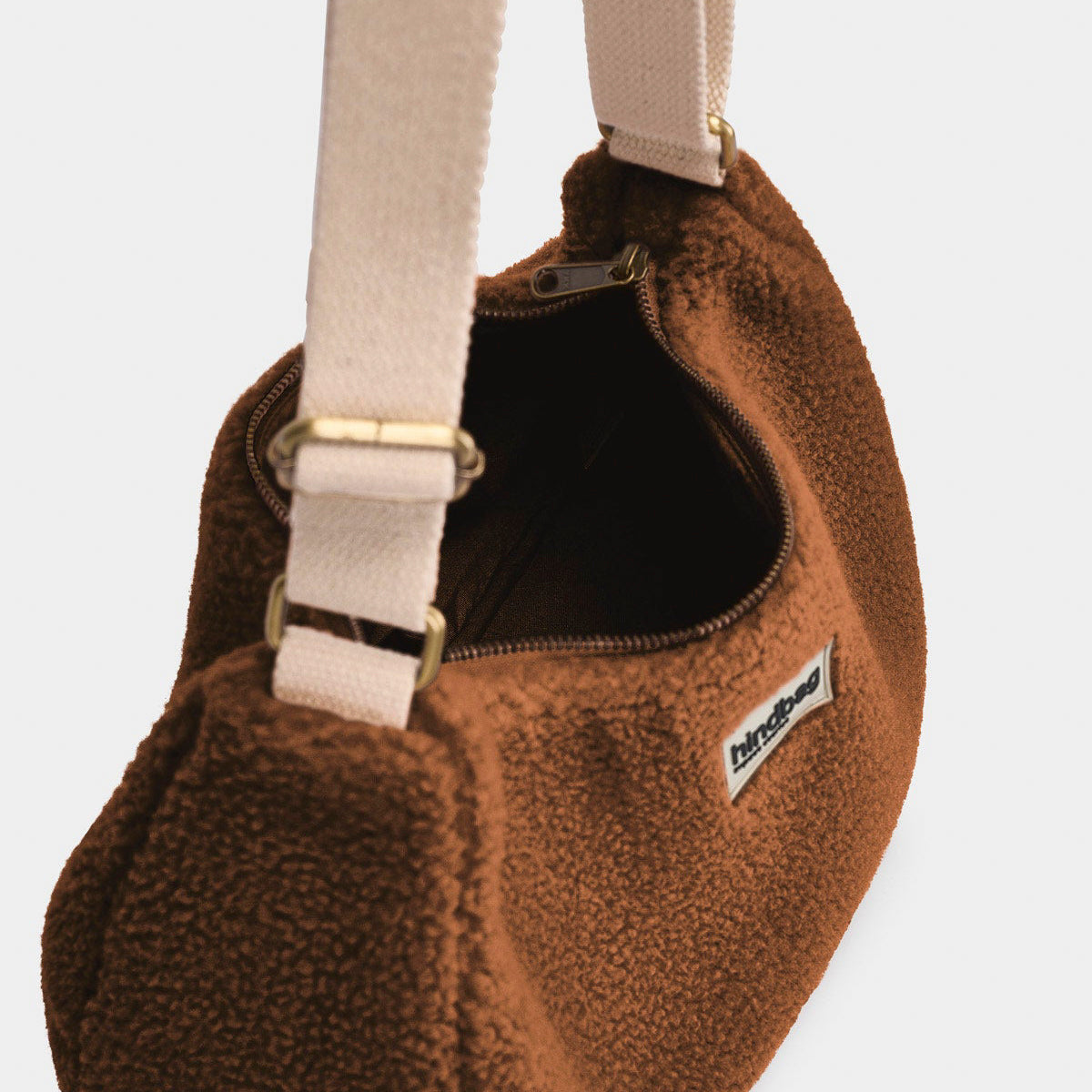 Rosa Umhängetasche - teddy braun