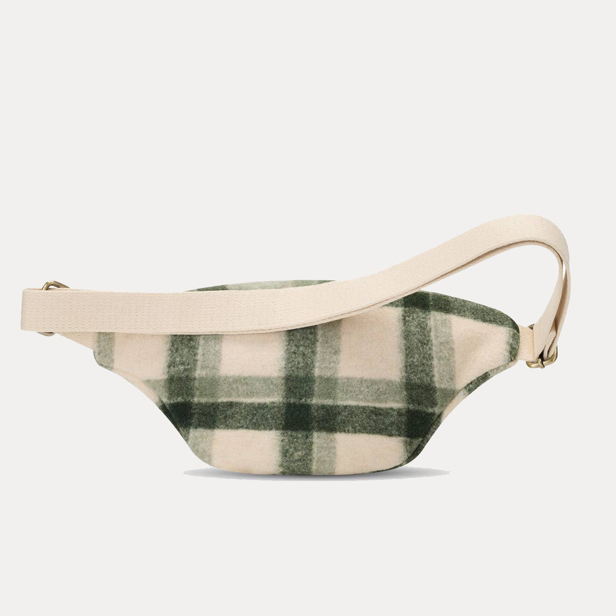 Olivia Bauchtasche - Tartan grün