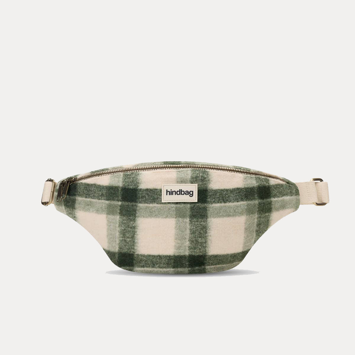Olivia Bauchtasche - Tartan grün