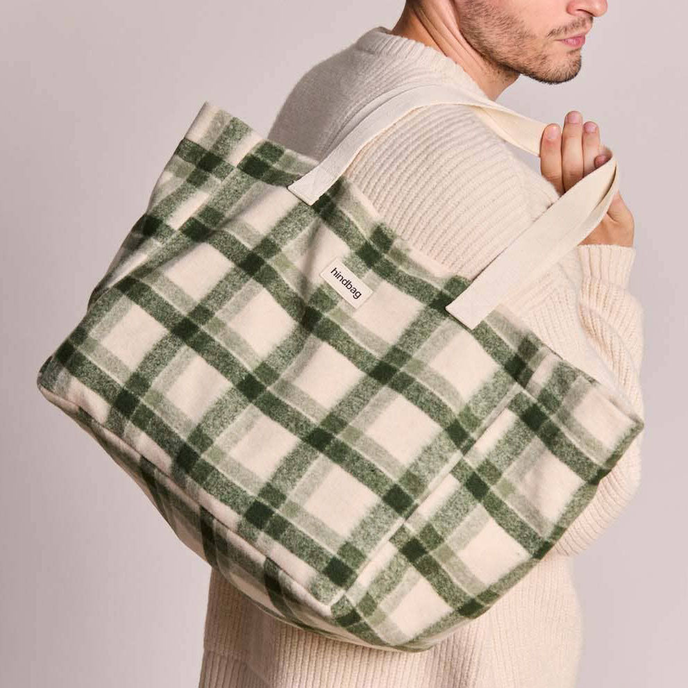 Claude Tragetasche - Tartan grün