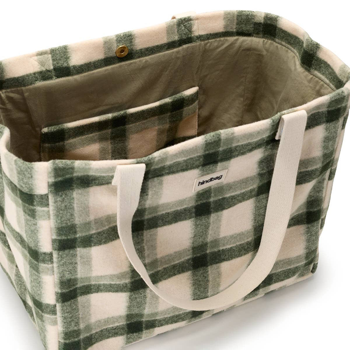 Claude Tragetasche - Tartan grün
