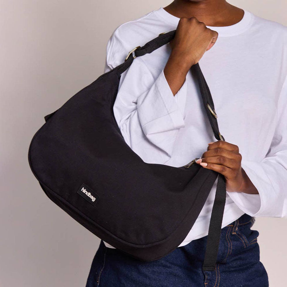 Bianca Schultertasche - schwarz