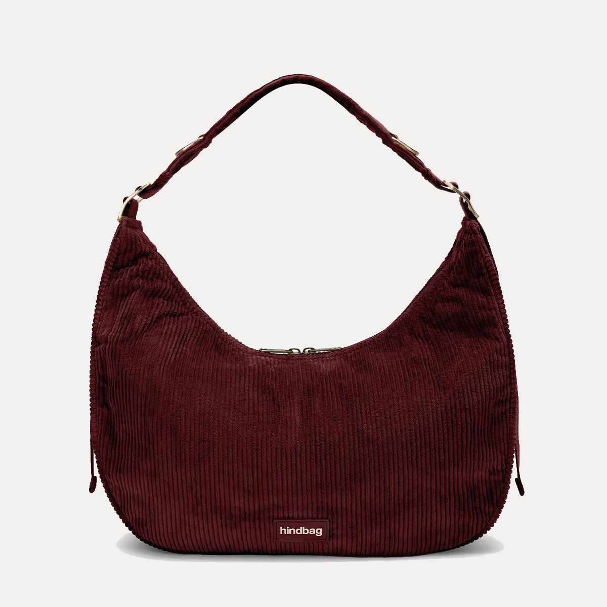 Bianca Schultertasche - samt bordeaux