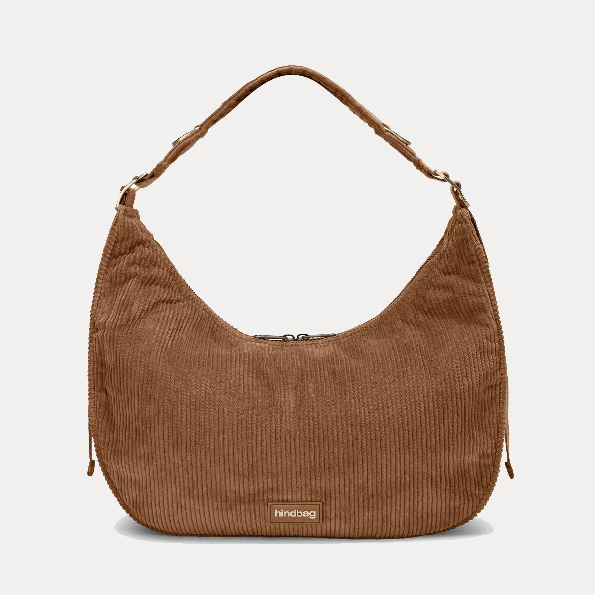 Bianca Schultertasche - samt macchiato