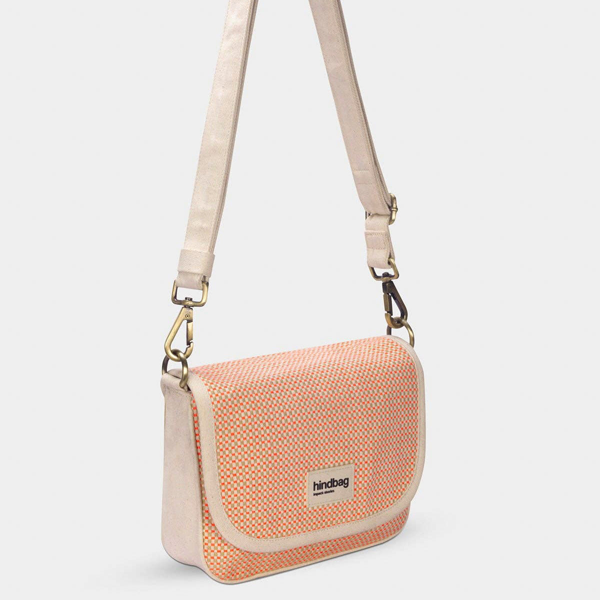 Margault Umhängetasche - Geflecht coral