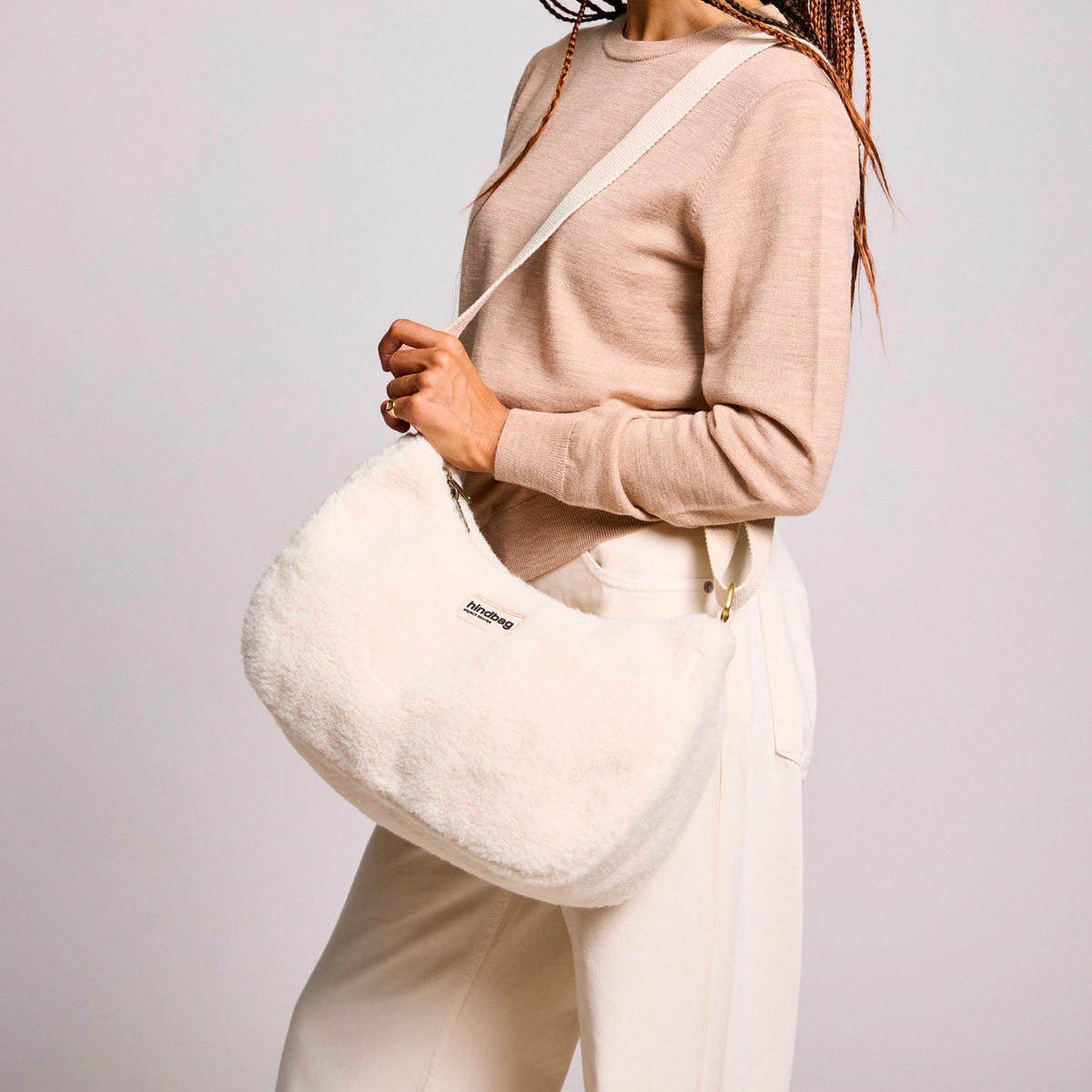 Rosa Umhängetasche - teddy arctic