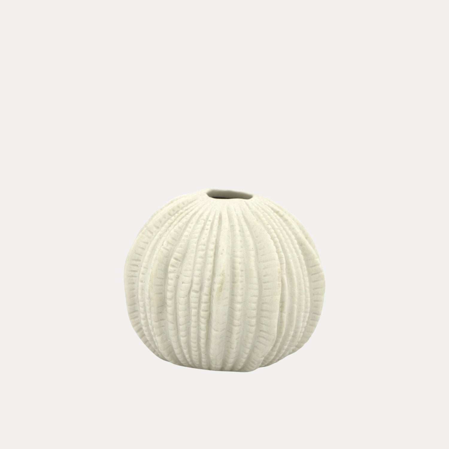 Vase Sea Urchin - weiß