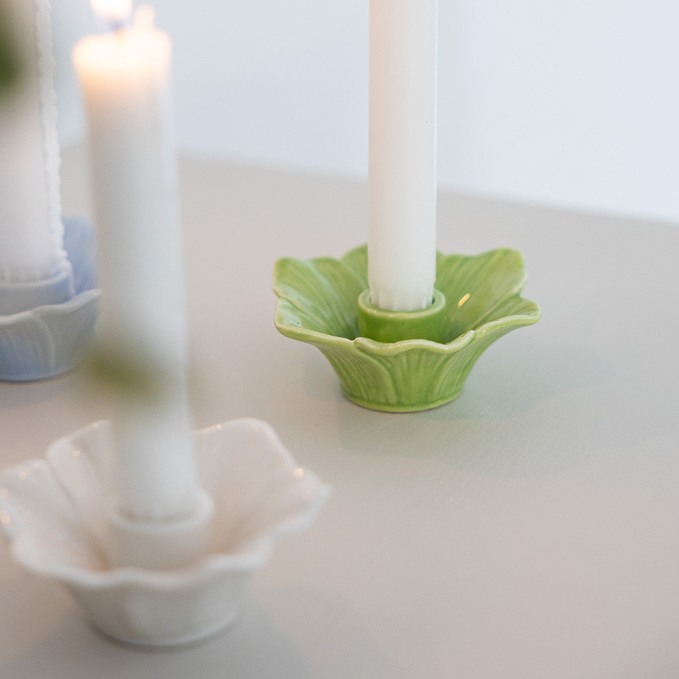 Kerzenhalter Spira - weiß