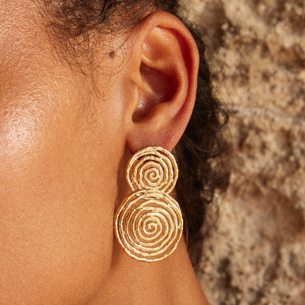 Ohrringe Spira - gold