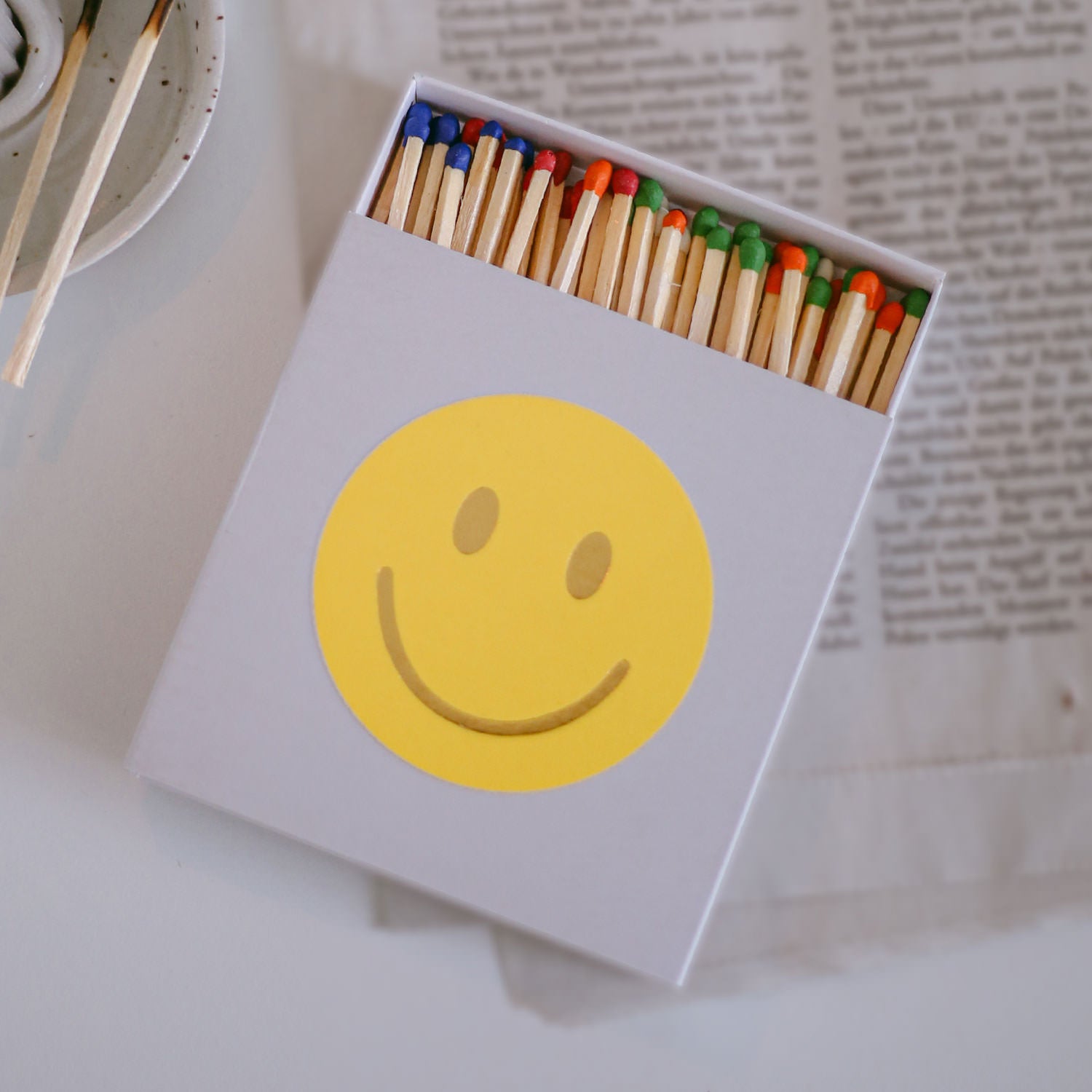 Streichhölzer Be Happy +Smiley