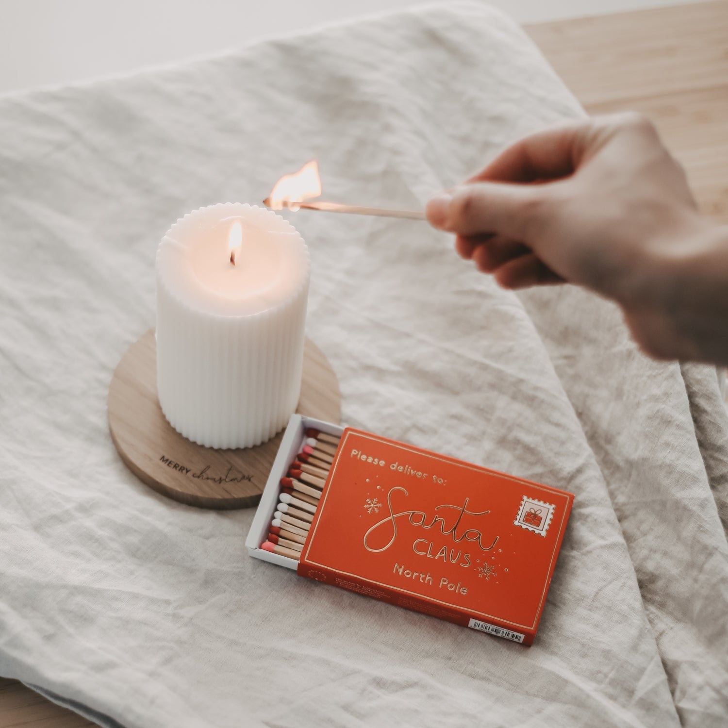 Streichölzer Santa Claus