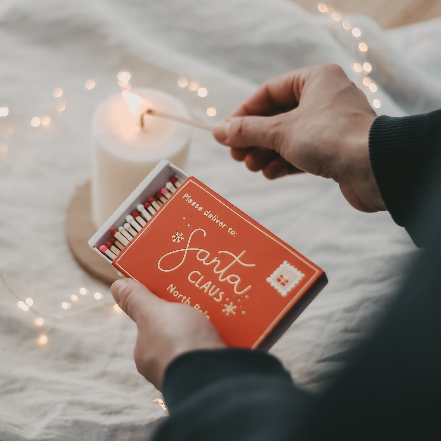 Streichölzer Santa Claus