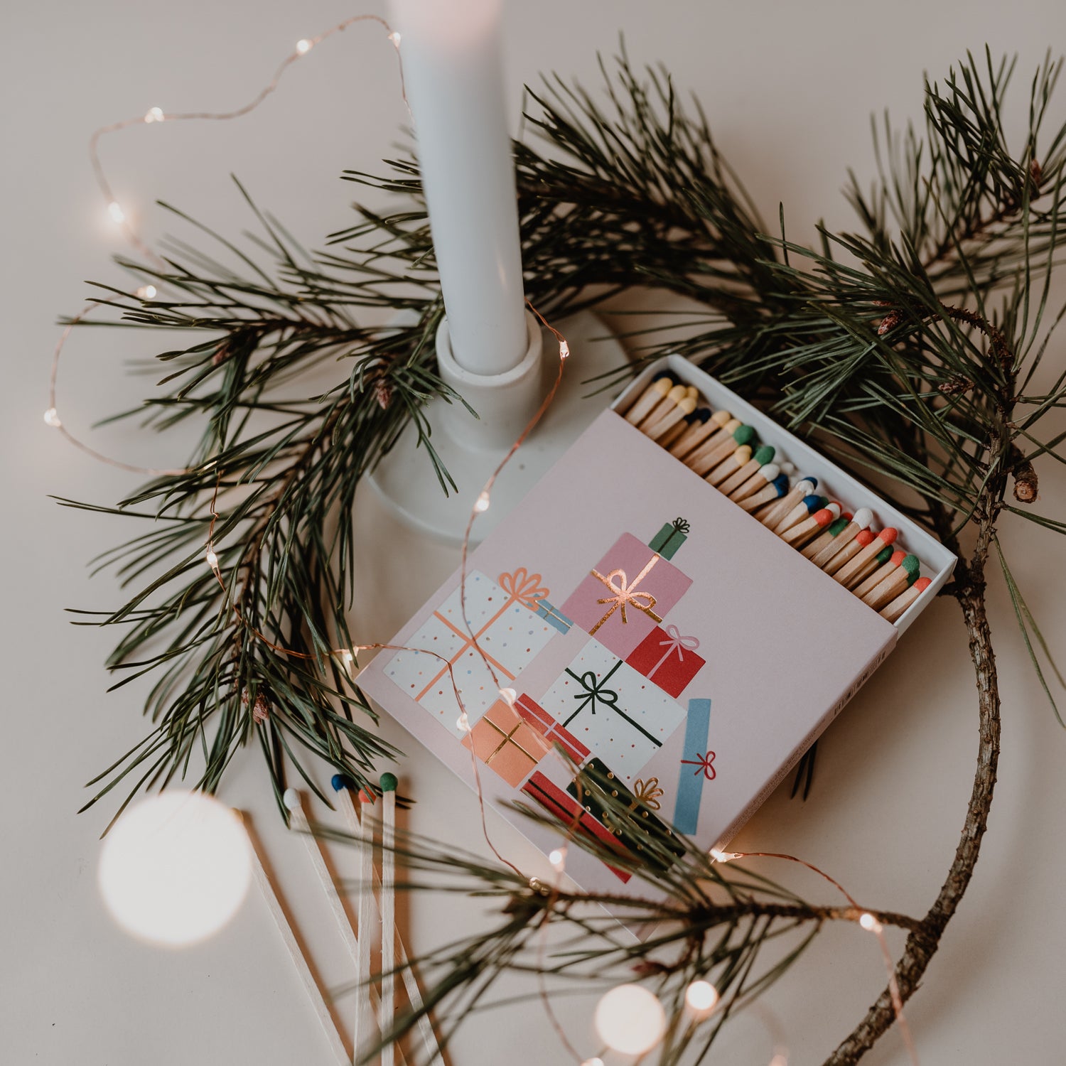 Streichhölzer Merry Christmas