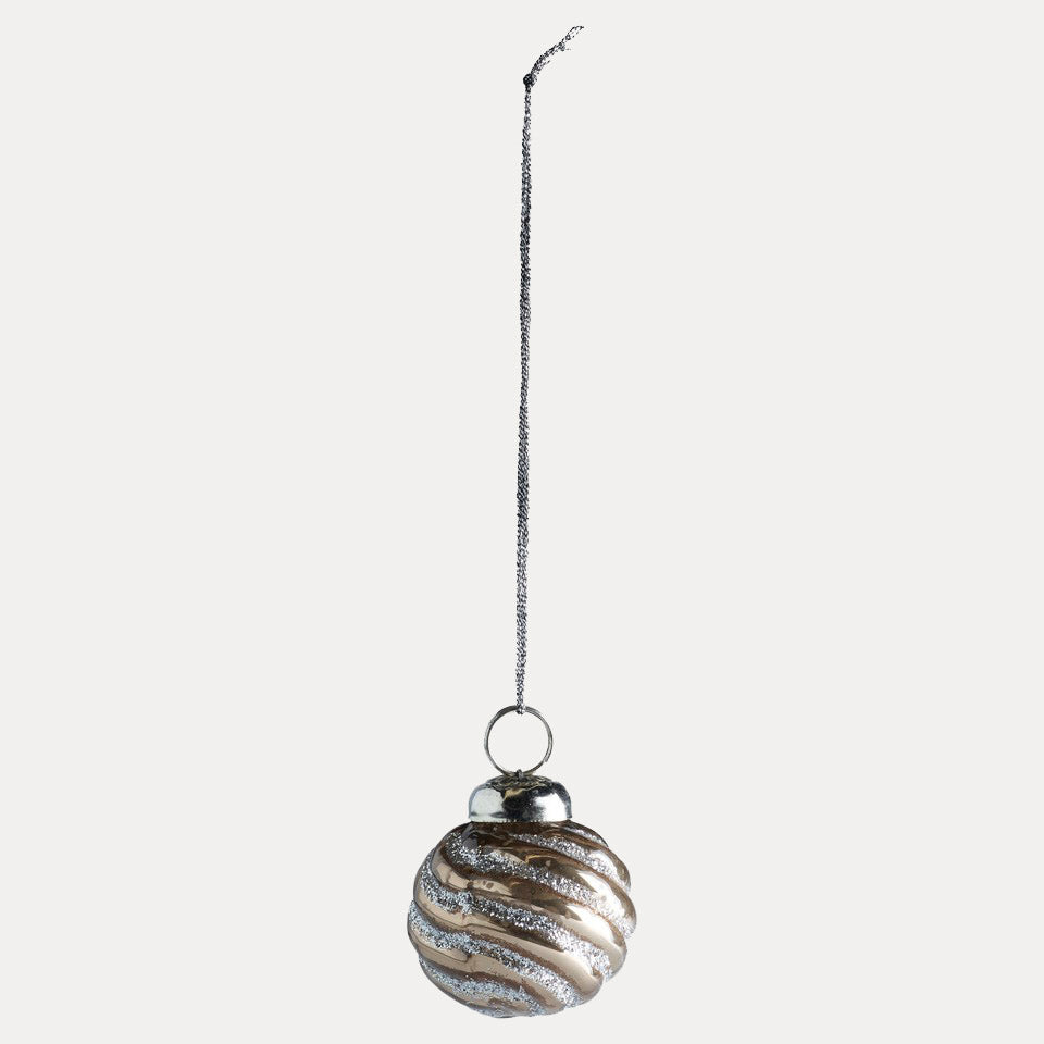 Weihnachtskugel Spinball - Caramel