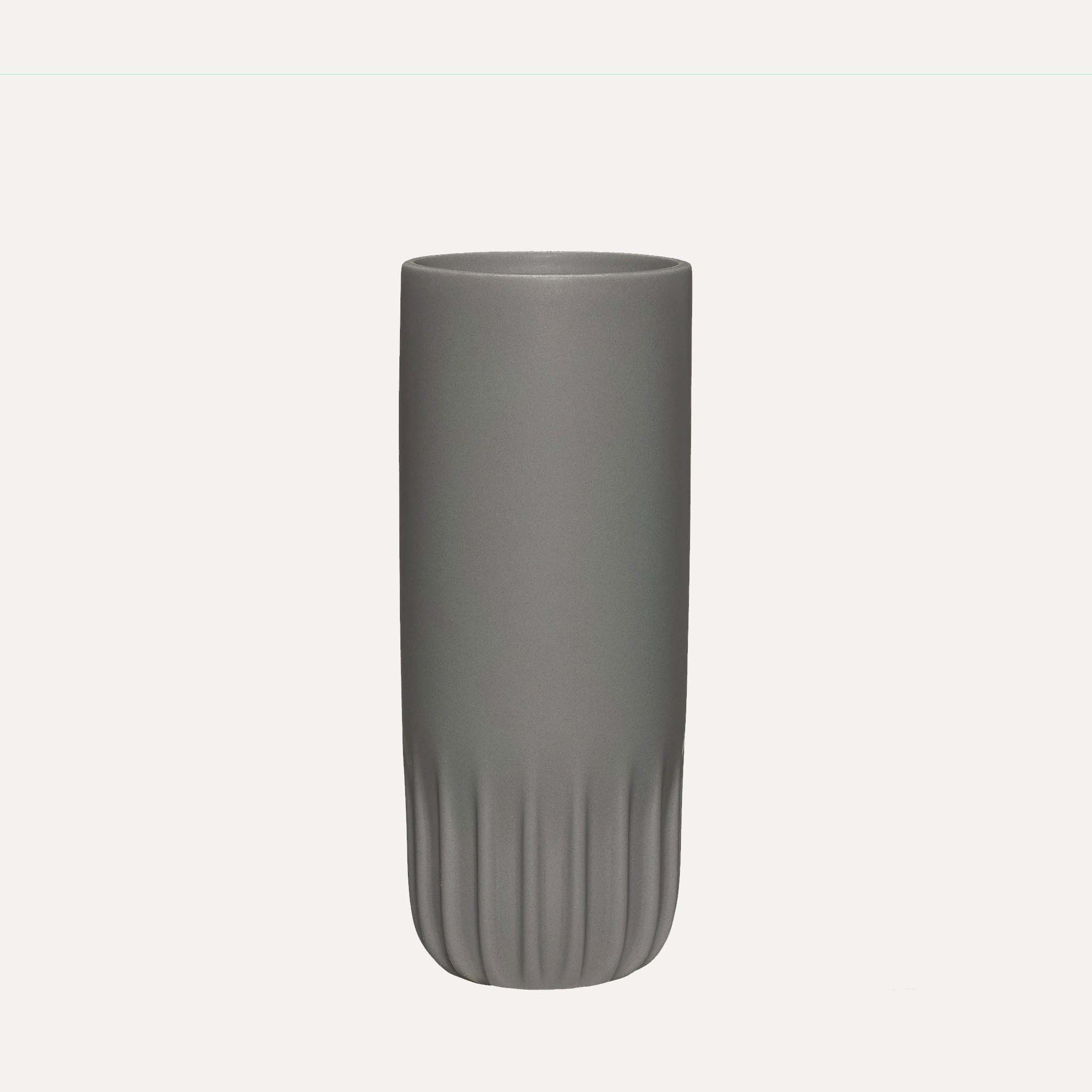 Vase Tre - grau