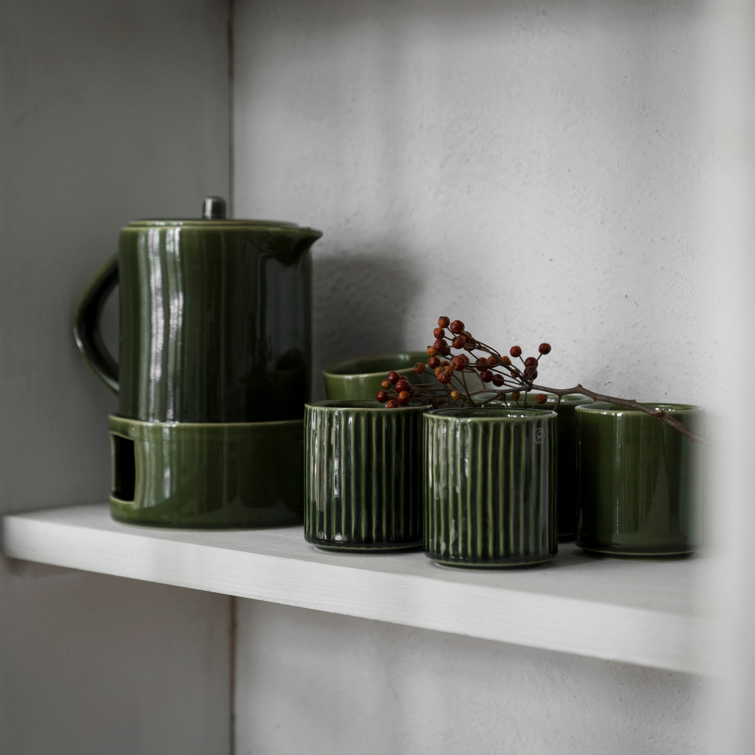 Tasse Glögg Riffle - grün