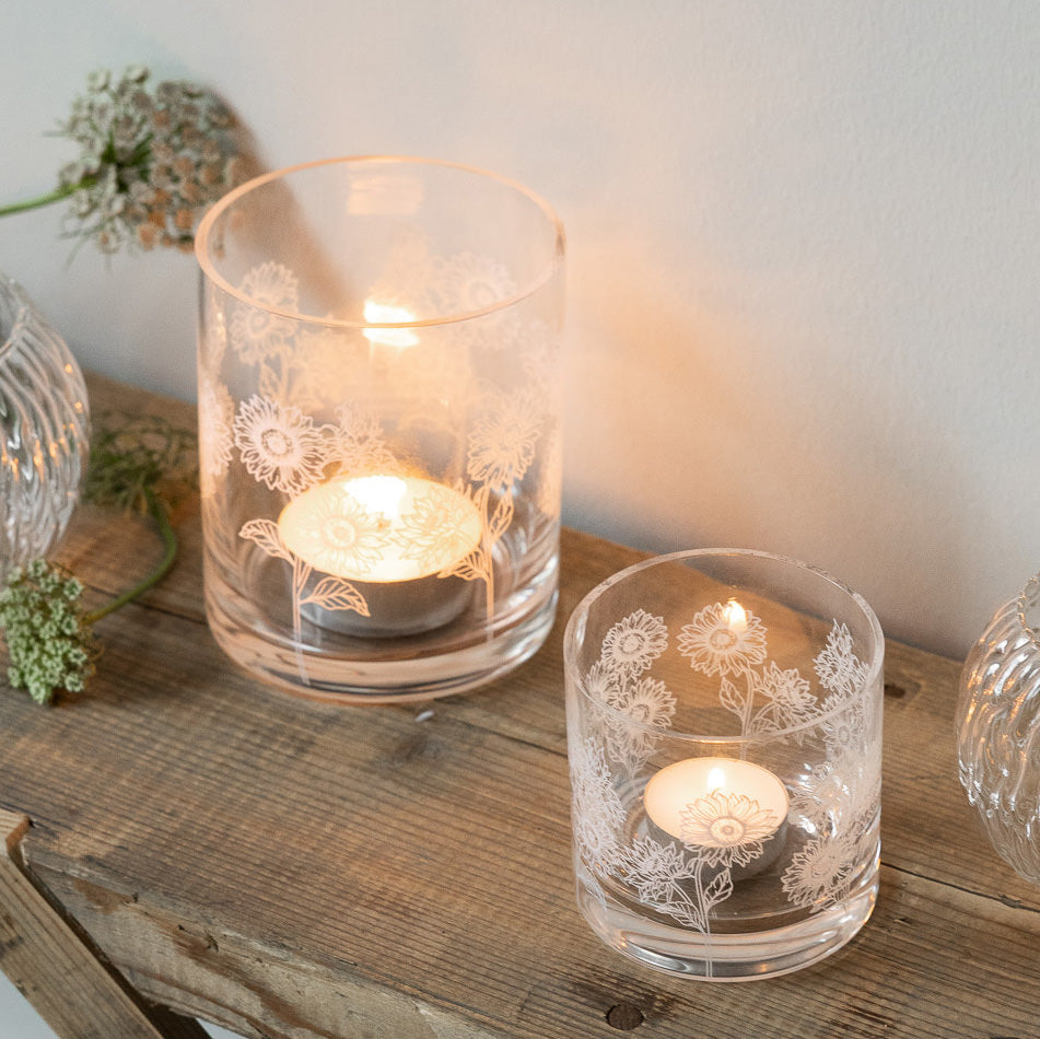 Windlicht Blomsteräng - Glas