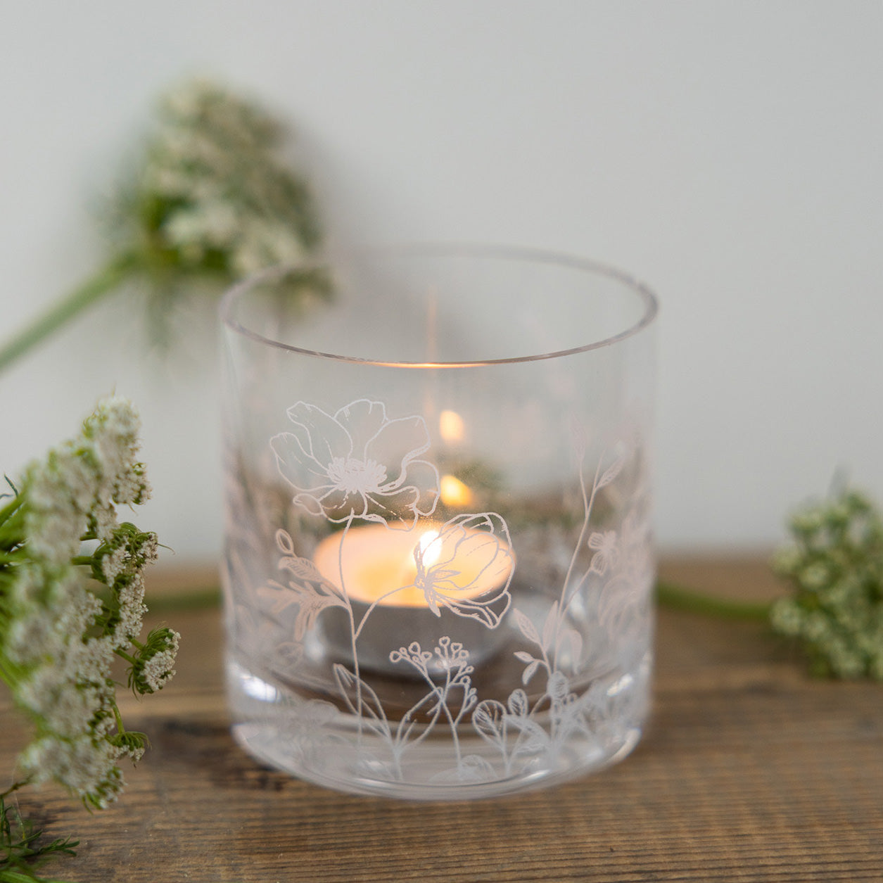 Windlicht Blomsteräng - Glas