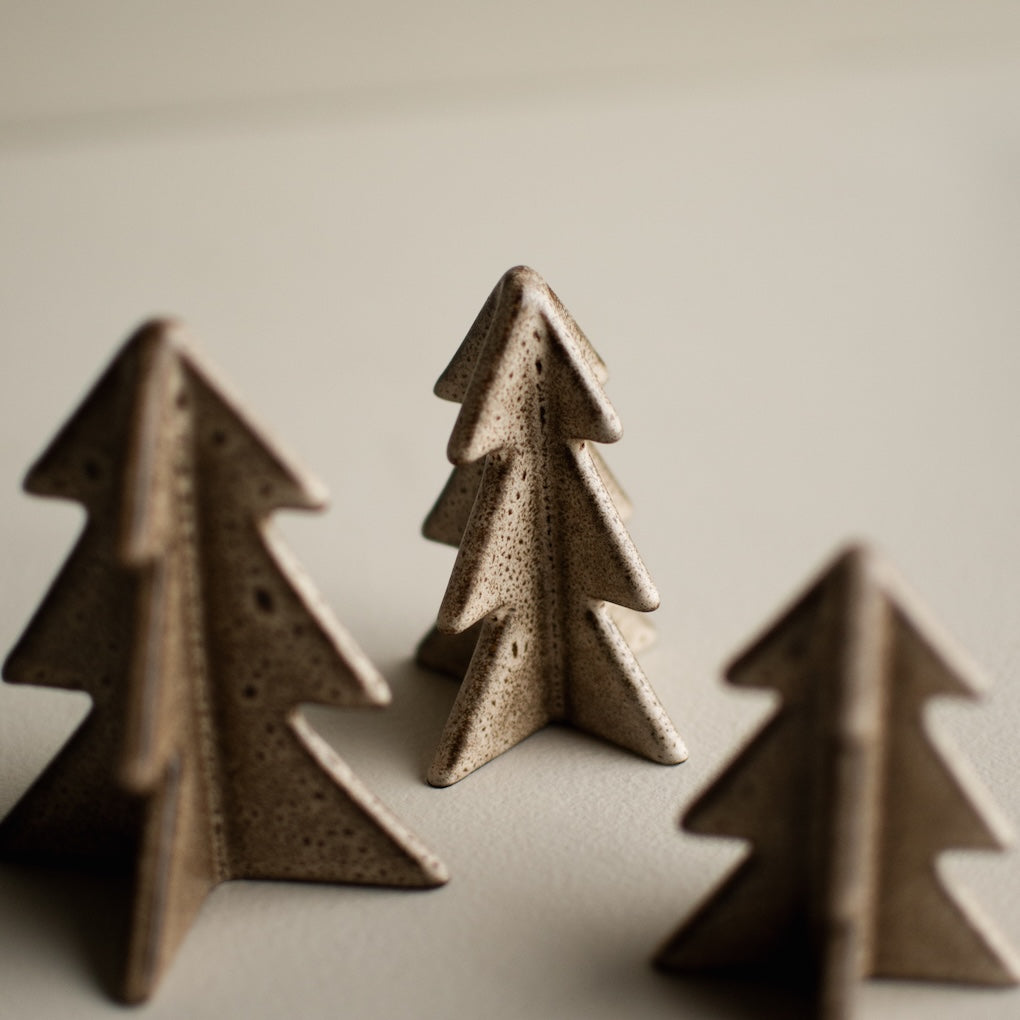 Weihnachtsdeko Winter Tree - beige
