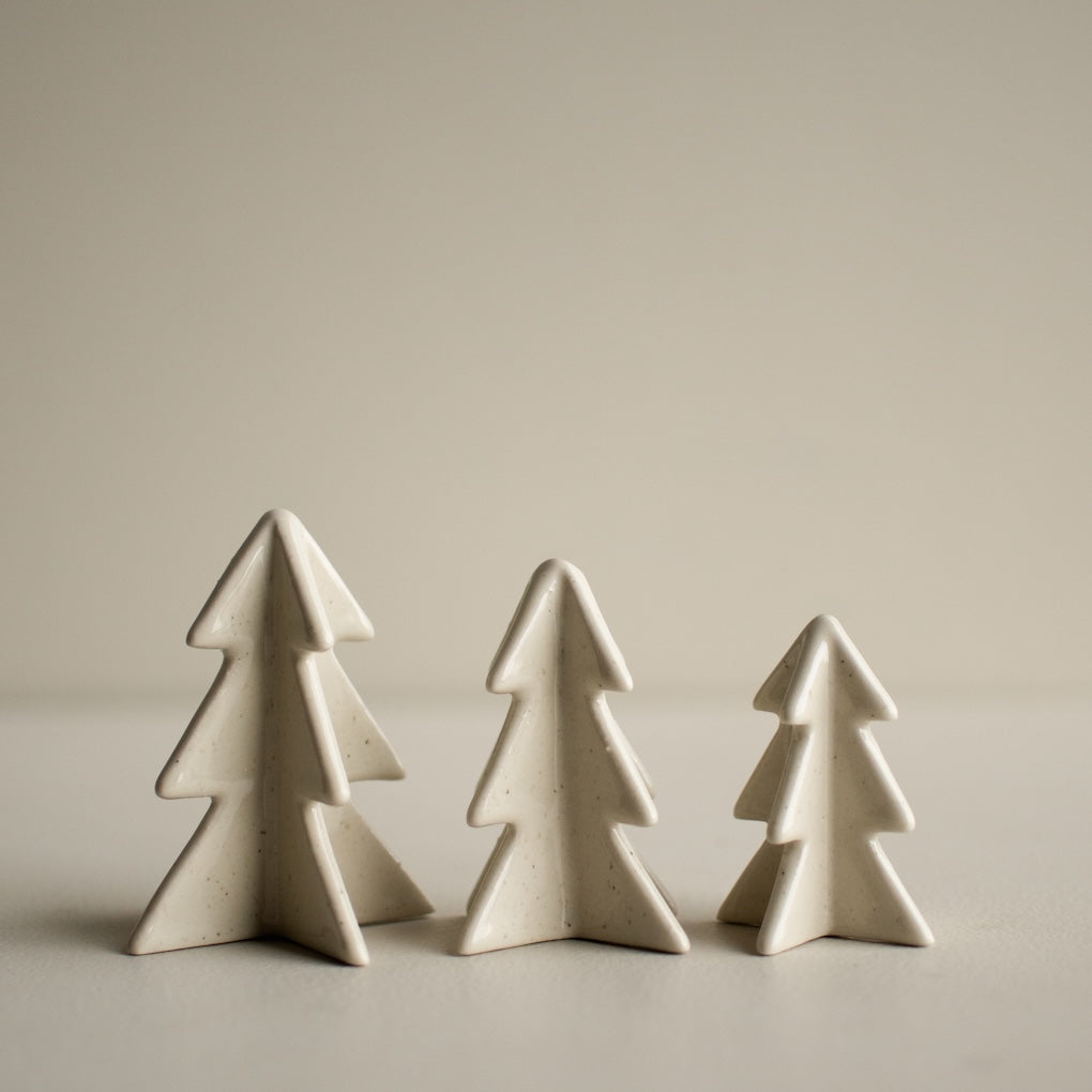 Weihnachtsdeko Winter Tree - vanilla