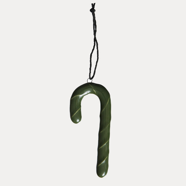 Dekoanhänger Zuckerstange - hunting green