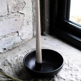 Lidatorp Kerzenhalter schwarz Storefactory Kerzenschale Swedisches Design Skandi Wohnen Scandi Living Lidatorp Kerzenständer 