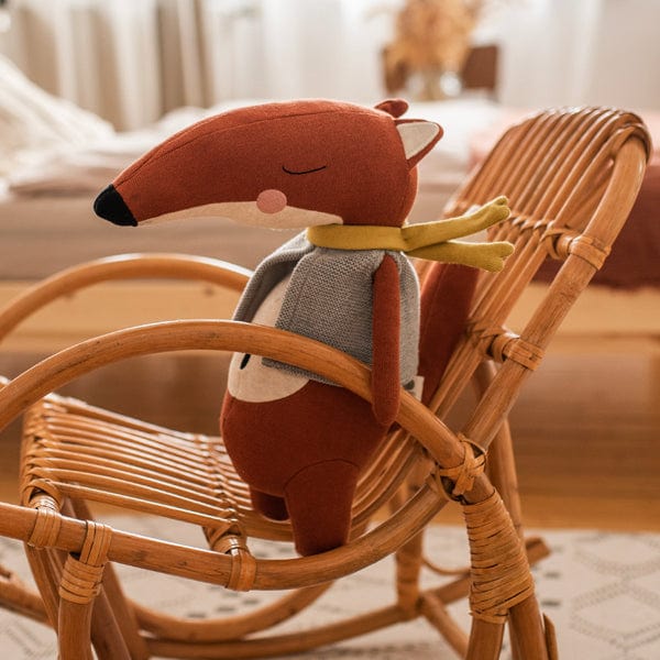 Kuscheltier Fuchs aus Strickstoff