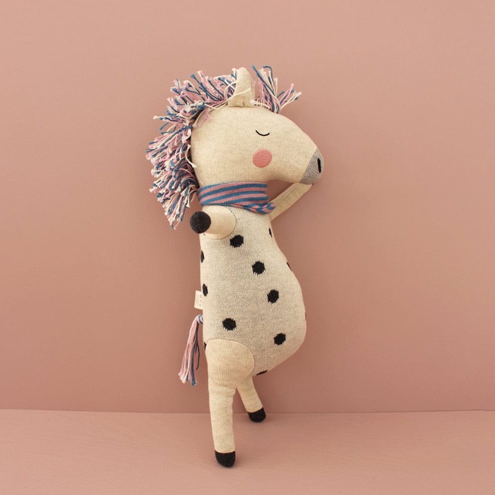 Kuscheltier Pferd aus Strickstoff - mkono