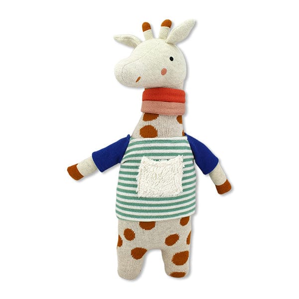 Kuscheltier Giraffe aus Strickstoff