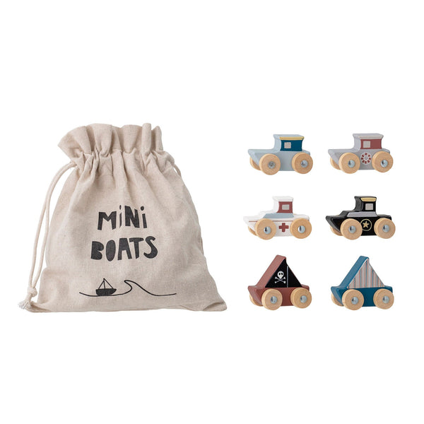 Spielzeugboote 6er Set