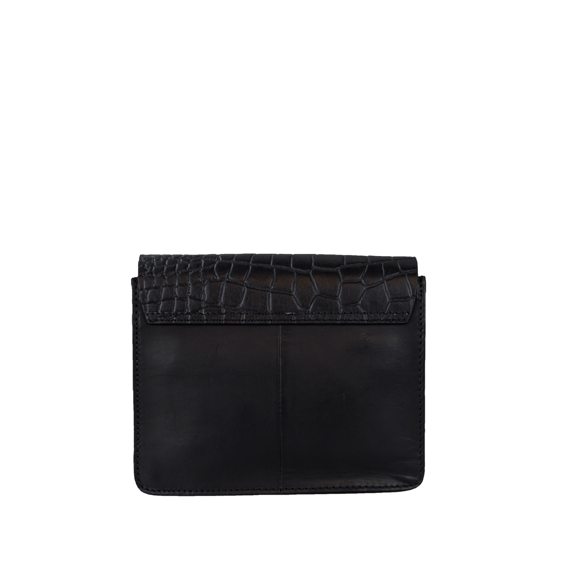 Audrey Mini Tasche - Croco Schwarz