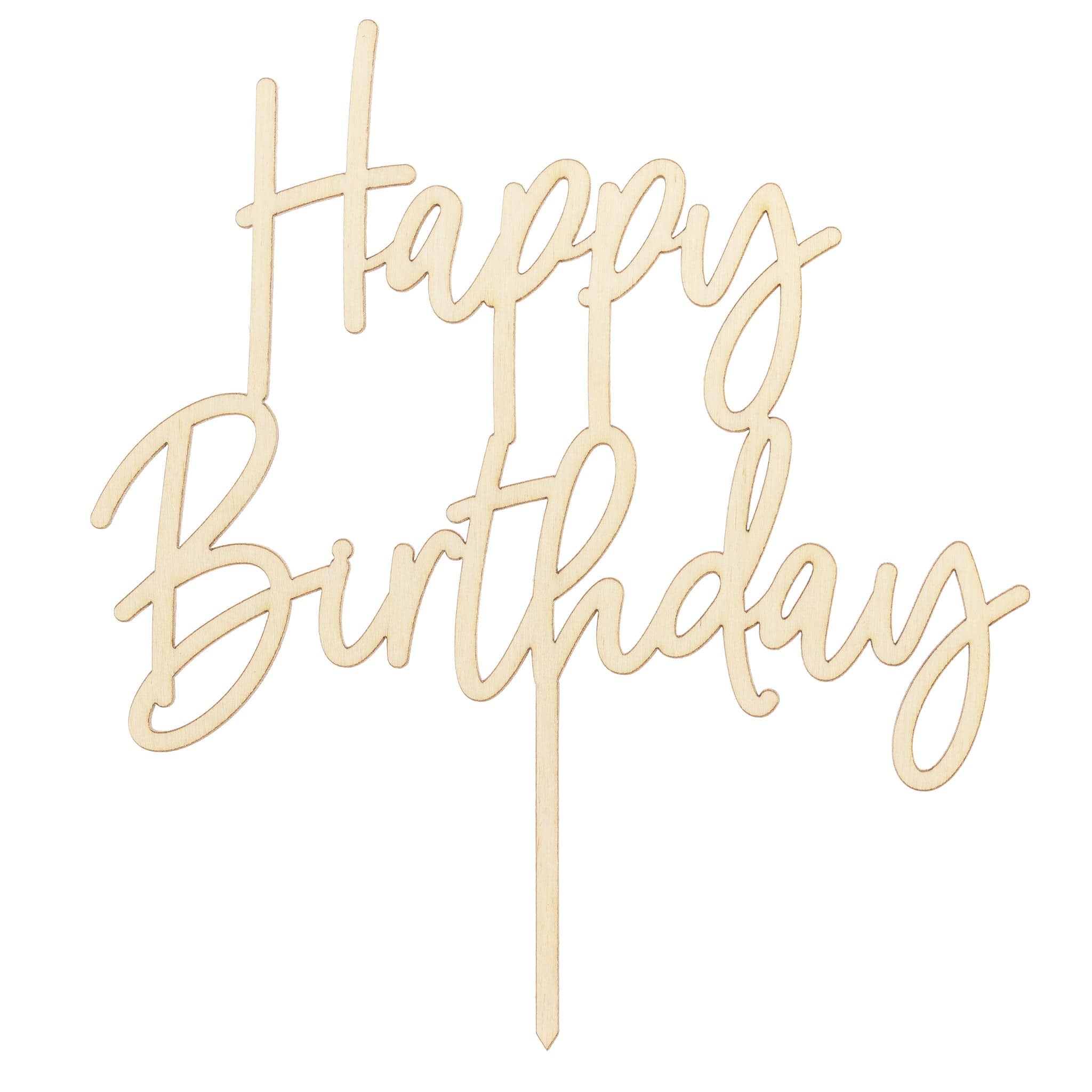 Cake Topper Happy Birthday
