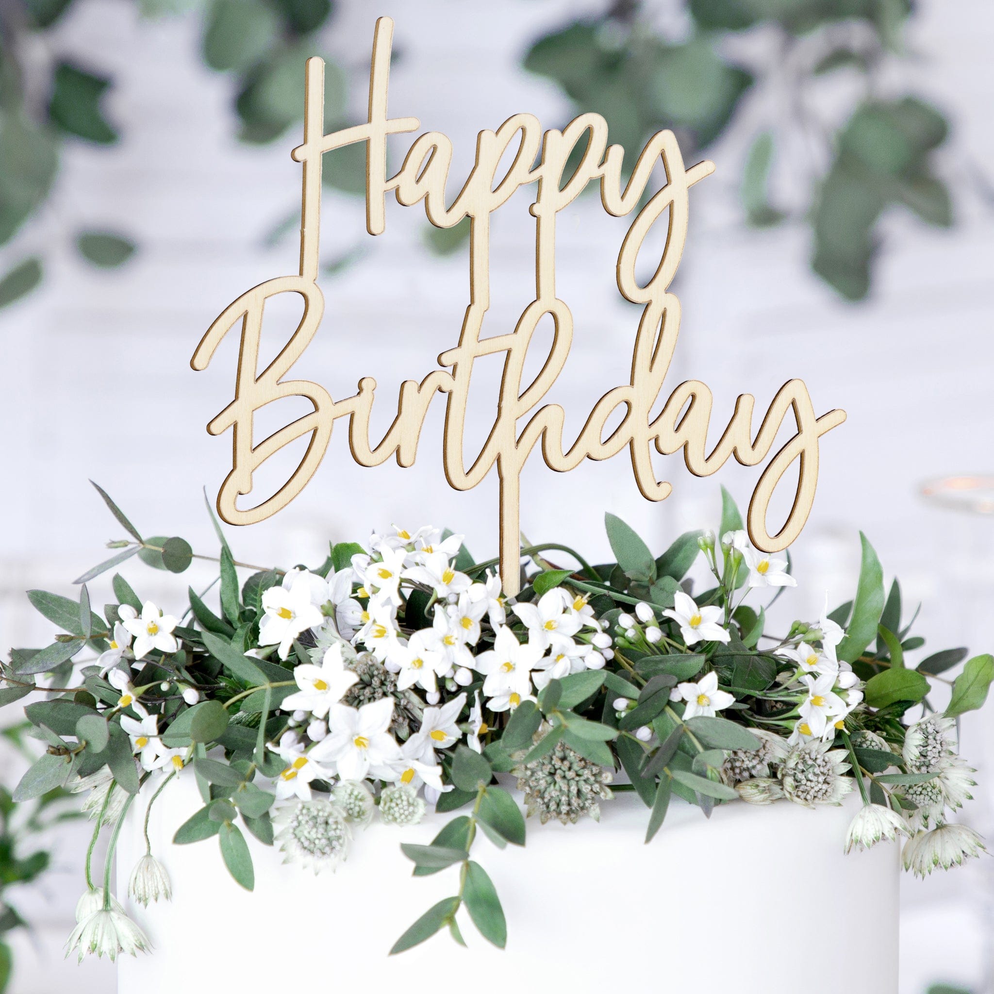 Cake Topper Happy Birthday