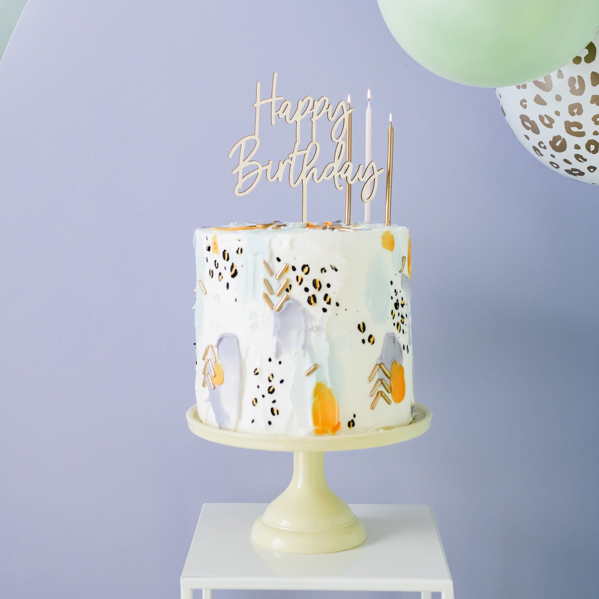 Cake Topper Happy Birthday