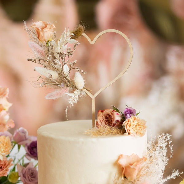 Cake Topper Herz