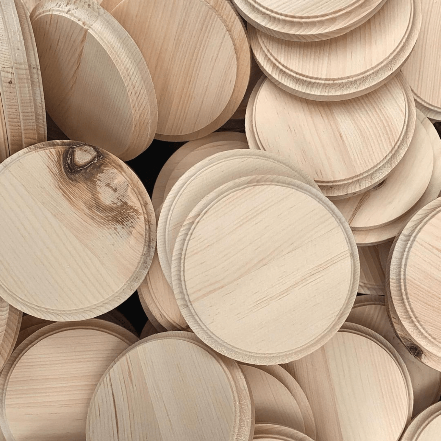 Holzdeckel für Dufte Duftkerzen